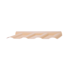 Cumeeira de PVC Plana 27x27x1,6cm 1,6mm Marfim Afort