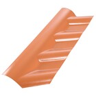 Cumeeira de PVC Plana 27x27x1,6cm 1,6mm Terracota Afort