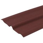 Cumeeira Ecológica Acetinada Vermelha 48x200cm Onduline