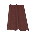 Cumeeira Ecológica Acetinada Vermelha 48x200cm Onduline