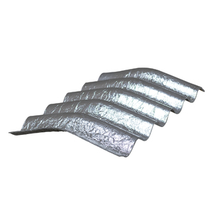 Foto de Cumeeira Ecológica Térmica Plástico Reciclado 56x92cm Prata