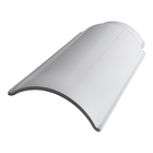 Cumeeira Esmaltada 42x17,5cm Branco Temax