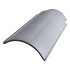 Cumeeira Esmaltada 42x17,5cm Cinza Temax