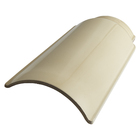 Cumeeira Esmaltada 42x17,5cm Marfim Temax