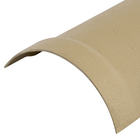 Cumeeira Fechamento PVC Colonial 25x14,5cm Marfim Axton