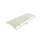 Cumeeira Fibrocimento 1,10mx6mm 25G TopComfort Branco  Brasilit