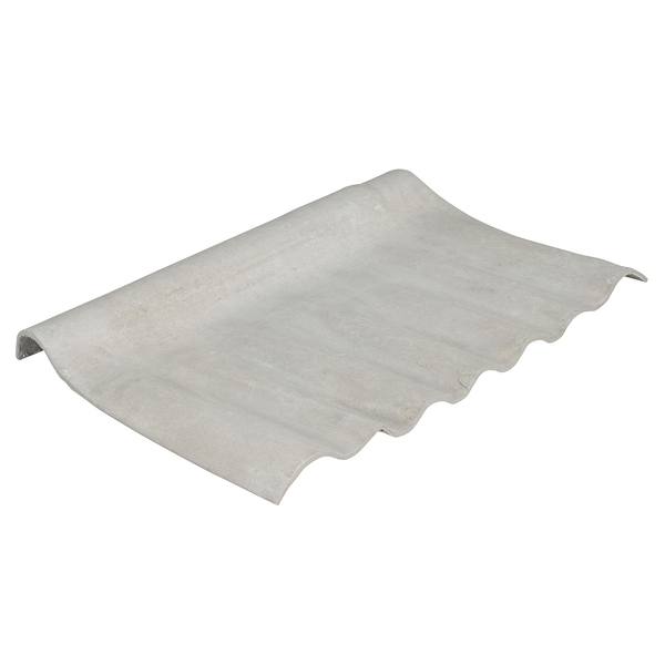 Cumeeira Fibrocimento 31,5cmx51,1cmx4mm Art Fibrotex Inferior Brasilit