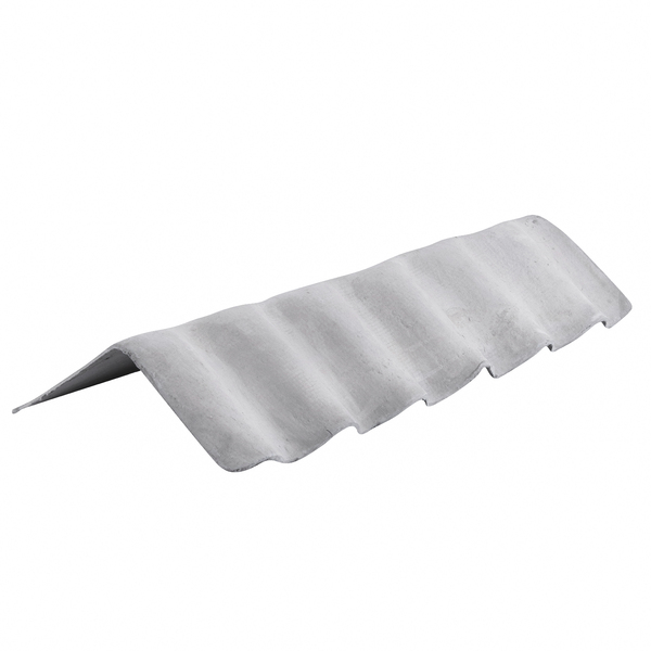 Cumeeira Fibrocimento Shed Esq. 1,1mx30cmx6mm Infibra