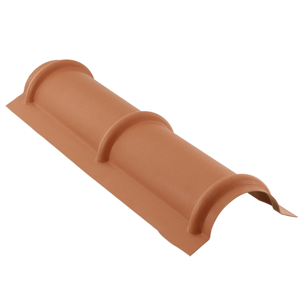 Cumeeira Lateral Lisa Colonial Cerâmica 86x16cm Precon