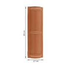 Cumeeira Lateral Lisa Plan Ceramica Permatti