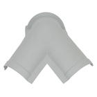 Cumeeira PVC 27x54cm Colonial Triangular Cinza Permatti