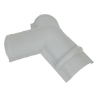 Cumeeira PVC 27x54cm Colonial Triangular Cinza Permatti