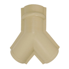 Cumeeira PVC 27x54cm Colonial Triangular Marfim Permatti