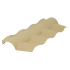 Cumeeira PVC 56cmx1,03m Colonial Lateral Articulada Marfim Permatti