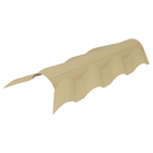 Cumeeira PVC 56cmx1,03m Colonial Lateral Articulada Marfim Permatti