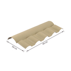 Cumeeira PVC 56x86cm Colonial Central Articulada Marfim Permatti