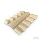 Cumeeira Pvc Central Marfim Lux Telhas