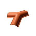 Cumeeira Triangular Plan PVC 25x15cm Cerâmica Precon