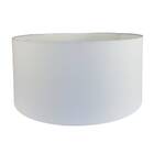 Cúpula 45x45x22 Branco Abajur Cilindrica Luminaria Tecido