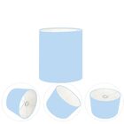 Cúpula Abajur Cilíndrica Cp-7001 Ø13x15cm - Azul Bebê