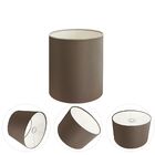 Cúpula Abajur Cilíndrica Cp-7001 Ø13x15cm - Caqui