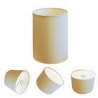 Cúpula Abajur Cilíndrica Cp-7003 Ø15x20cm Algodão Crú