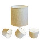 Cúpula Abajur Cilíndrica Cp-7007 Ø20x22cm Rustico Bege