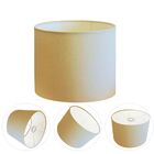 Cúpula Abajur Cilíndrica Cp-7020 Ø45x21cm Algodão Crú