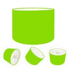 Cúpula Abajur Cilíndrica Cp-7020 Ø45x21cm Verde Limão
