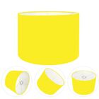 Cúpula Abajur Cilíndrica Cp-7022 Ø45x30cm Amarelo