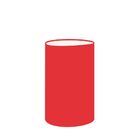 Cúpula Abajur Cilíndrica Cp-8002 Ø13x30cm Vermelho