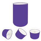 Cúpula Abajur Cilíndrica Cp-8003 Ø15x20cm Roxo