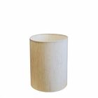 Cúpula Abajur Cilíndrica Cp-8004 Ø15x25cm Linho Bege
