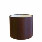 Cúpula Abajur Cilíndrica Cp-8008 Ø20x25cm Café
