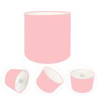 Cúpula Abajur Cilíndrica Cp-8008 Ø20x25cm Rosa Bebê