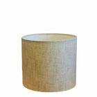 Cúpula Abajur Cilíndrica Cp-8014 Ø35x21cm Rustico Bege