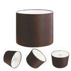 Cúpula Abajur Cilíndrica Cp-8015 Ø35x25cm Cáqui