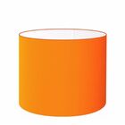 Cúpula Abajur Cilíndrica Cp-8017 Ø40x21cm Laranja