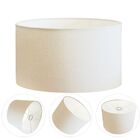 Cúpula Abajur Cilíndrica Cp-8028 Ø60x30cm Branco