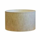 Cúpula Abajur Cilíndrica Cp-8028 Ø60x30cm Rustico Bege