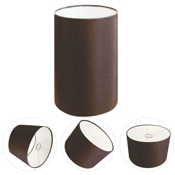 Cúpula Abajur E Luminária Cilíndrica Vivare Cp-7002 Ø13x30cm