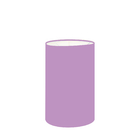 Cúpula Abajur E Luminária Cilíndrica Vivare Cp-7002 Ø13x30cm