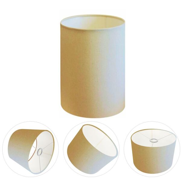 Cúpula Abajur E Luminária Cilíndrica Vivare Cp-7004 Ø15x25cm