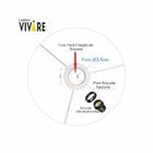 Cúpula Abajur E Luminária Cilíndrica Vivare Cp-7005 Ø18x18cm