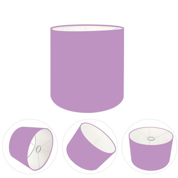 Cúpula Abajur E Luminária Cilíndrica Vivare Cp-7005 Ø18x18cm