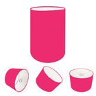 Cúpula Abajur E Luminária Cilíndrica Vivare Cp-7006 Ø18x25cm