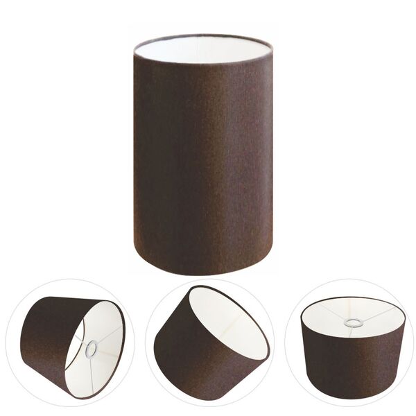 Cúpula Abajur E Luminária Cilíndrica Vivare Cp-7006 Ø18x25cm