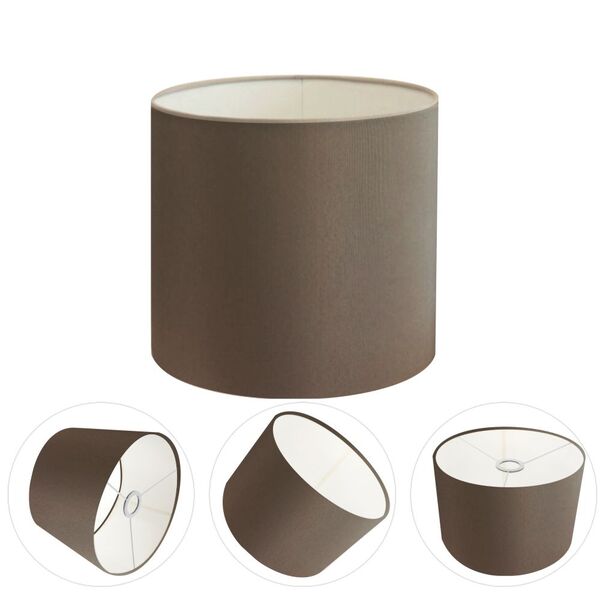 Cúpula Abajur E Luminária Cilíndrica Vivare Cp-7007 Ø20x22cm