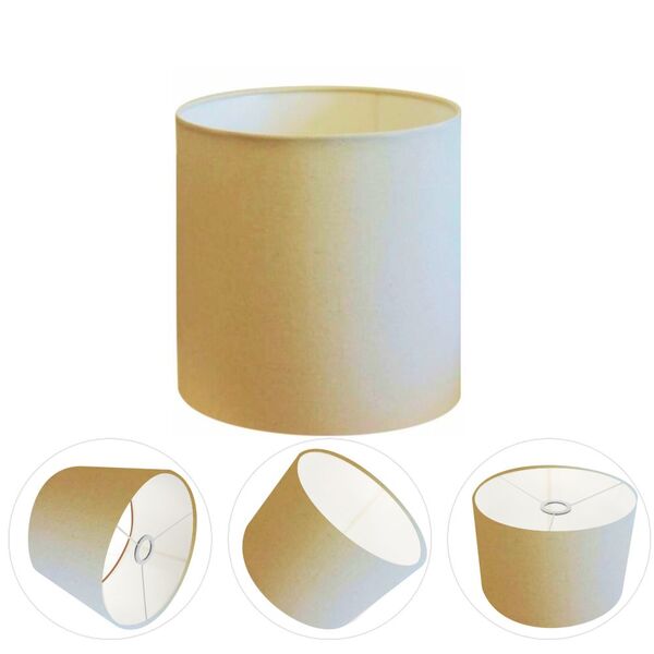 Cúpula Abajur E Luminária Cilíndrica Vivare Cp-7008 Ø20x25cm