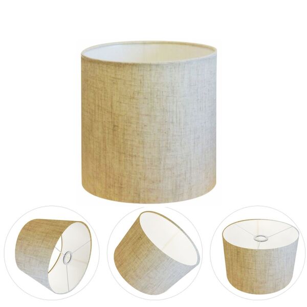 Cúpula Abajur E Luminária Cilíndrica Vivare Cp-7009 Ø25x20cm